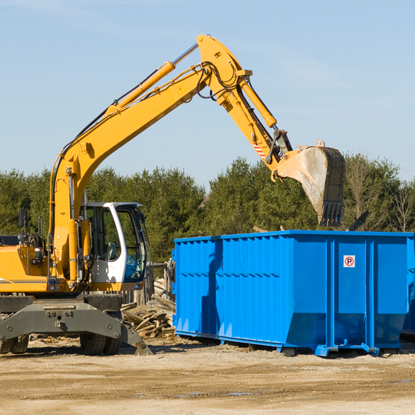 can i choose the location where the residential dumpster will be placed in Fayetteville Arkansas